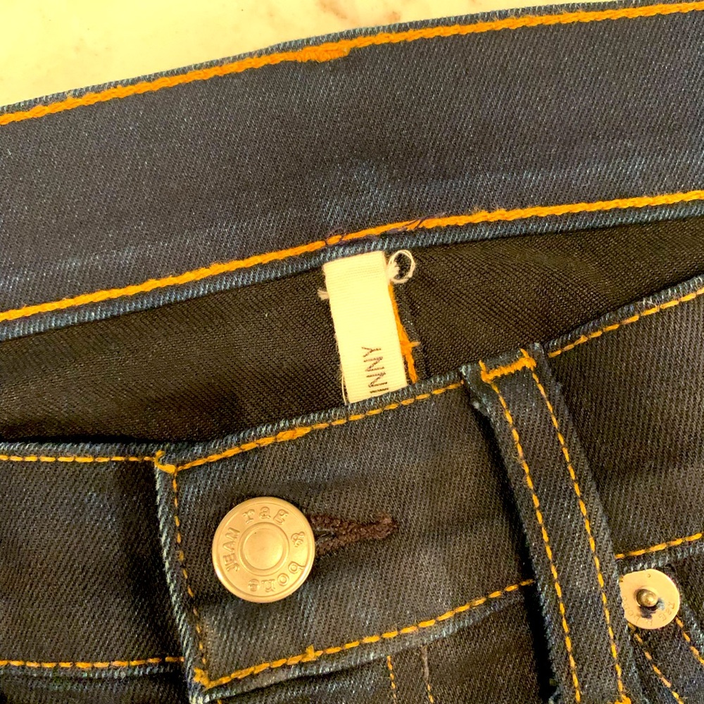 Deep blue skinny stretch ankle length Rag and Bone denim size 28